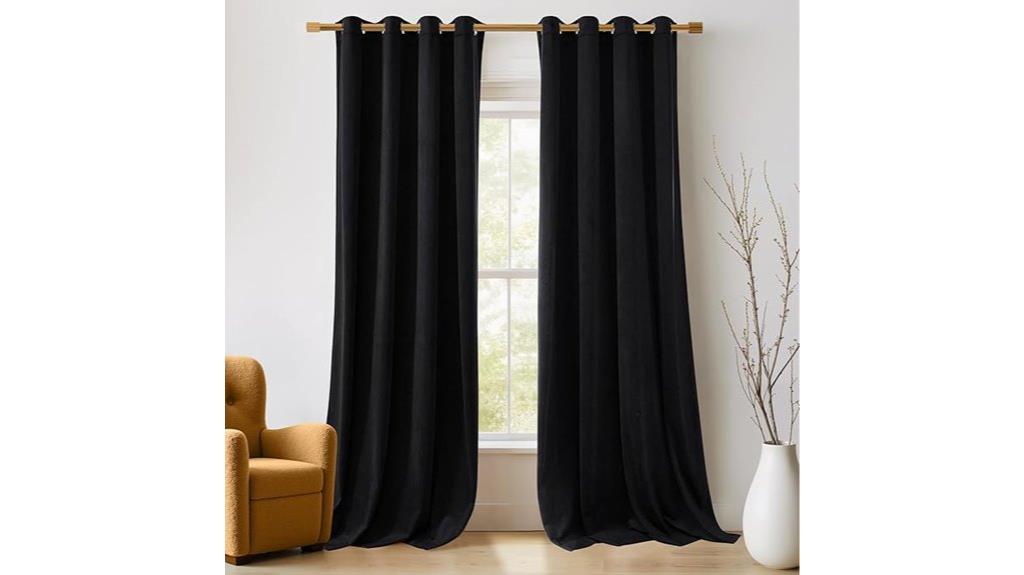 halloween velvet curtain set