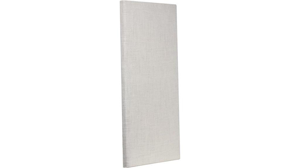 ivory beveled acoustic panel