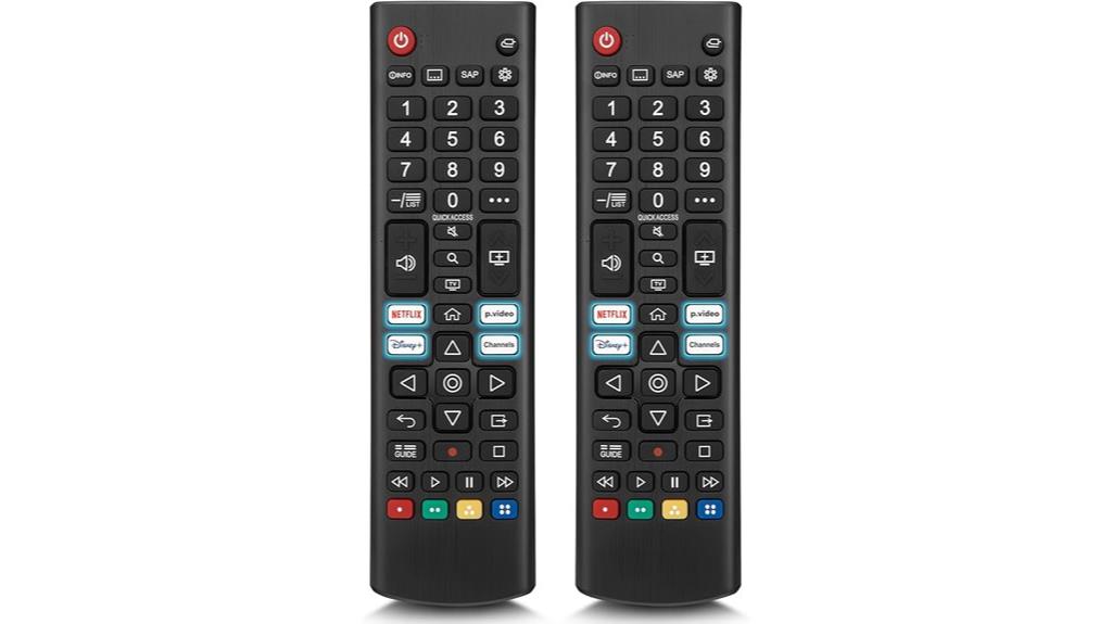 lg tv remote pack