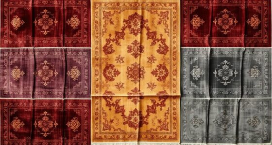 luxury distressed silk rugs