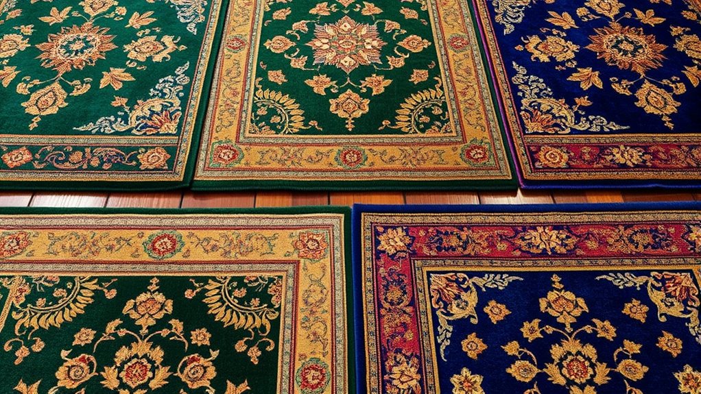 luxury durable silk rugs