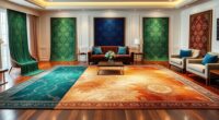 luxury silk carpet selection