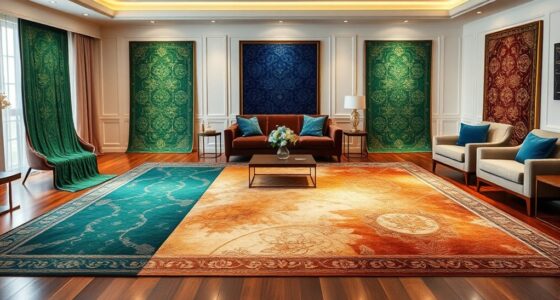 luxury silk carpet selection
