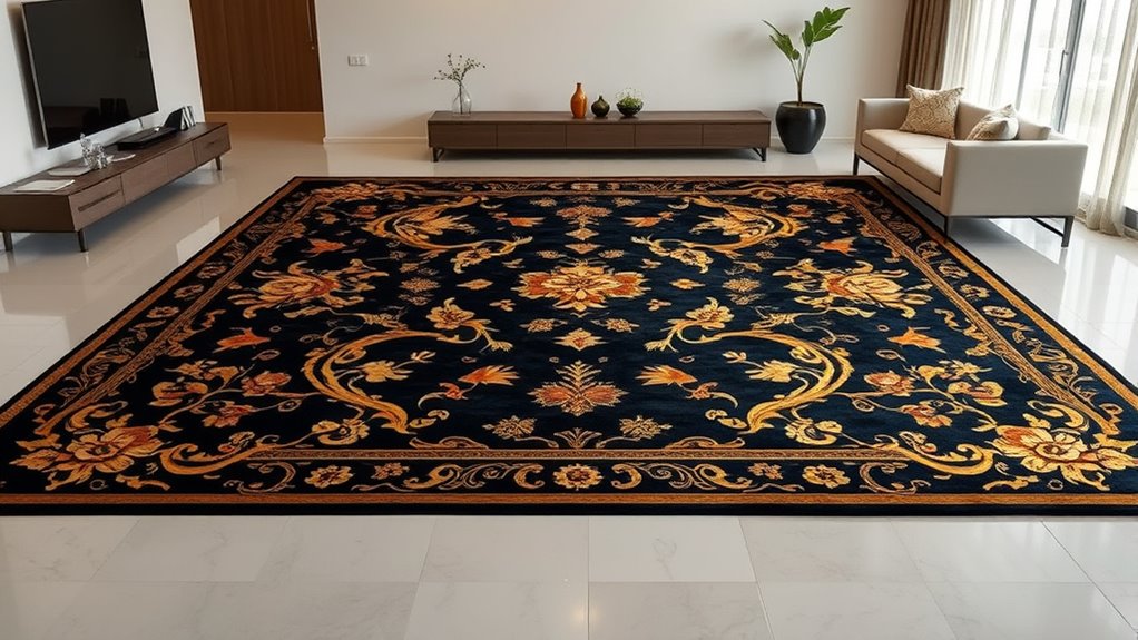 luxury yilong silk rugs