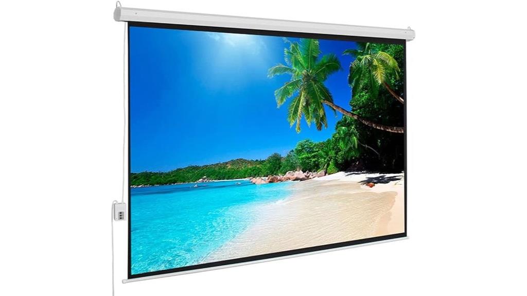 motorized screen with remote