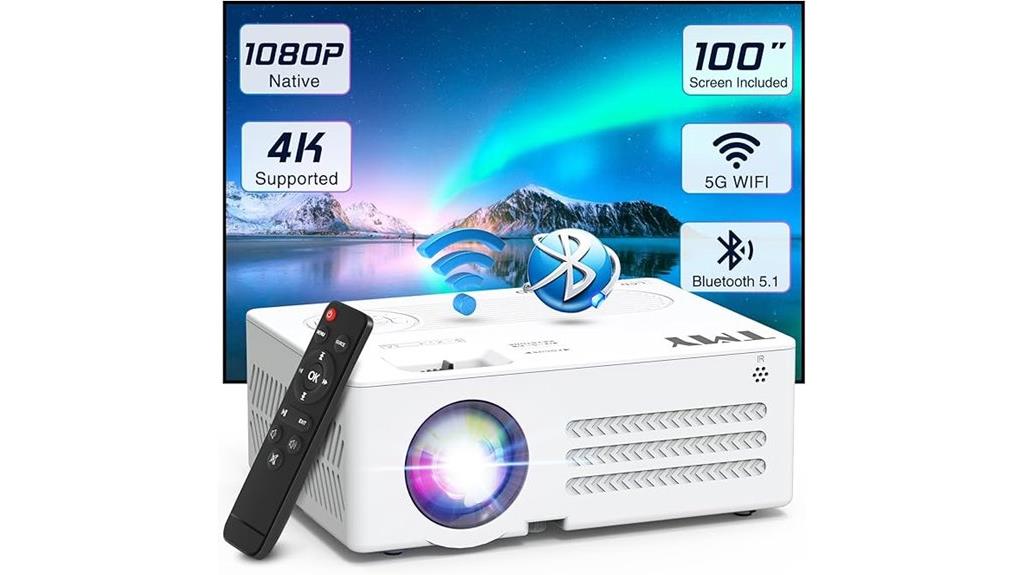 portable 1080p bluetooth projector