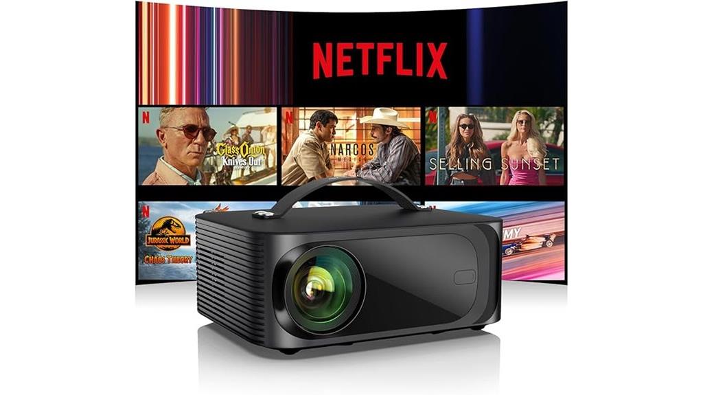 portable wifi bluetooth projector