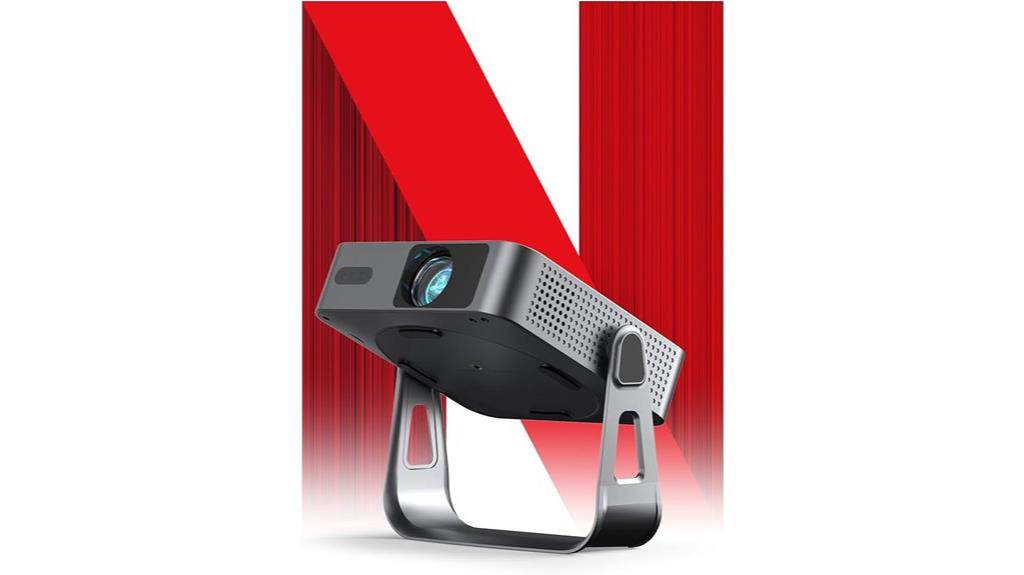 slim netflix enabled portable projector