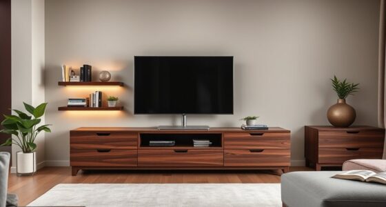 stylish storage tv stands