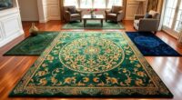 top silk rugs for noise
