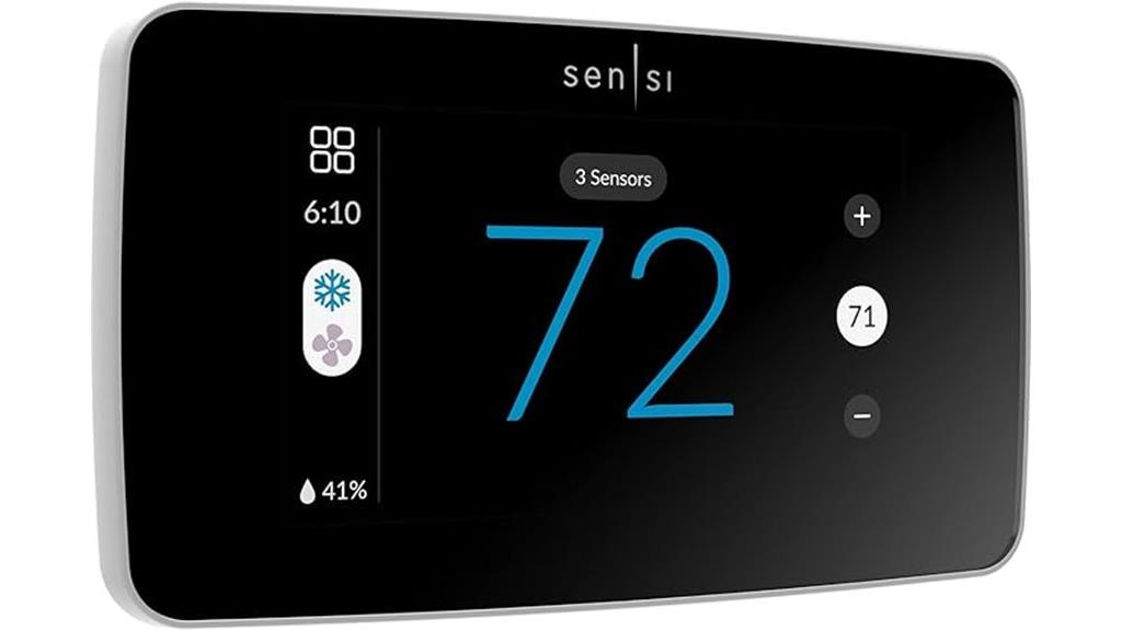 touchscreen smart thermostat