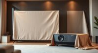 tv and projector dust covers