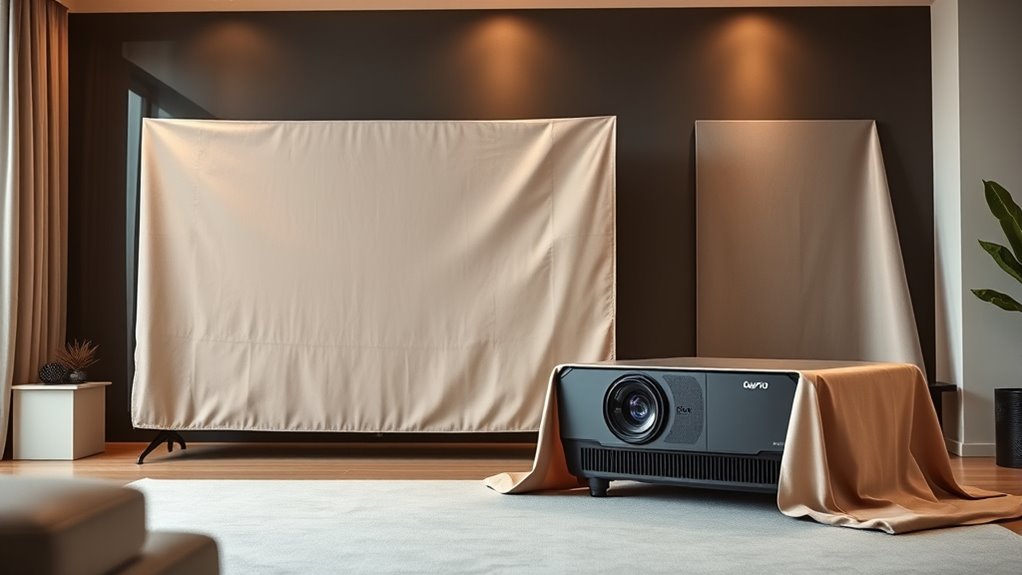 tv and projector dust covers