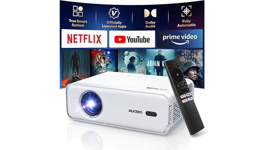 wifi bluetooth smart projector
