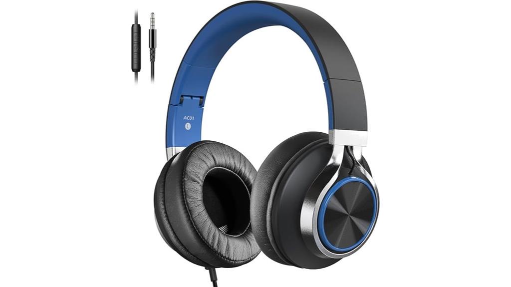 wired over ear headphones