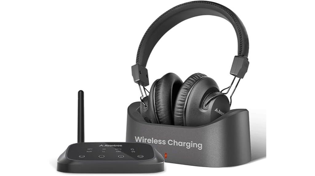 wireless tv headphones combo