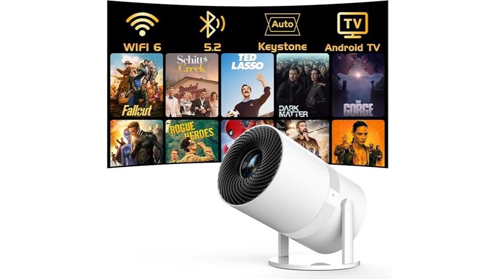 wireless wifi bluetooth projector