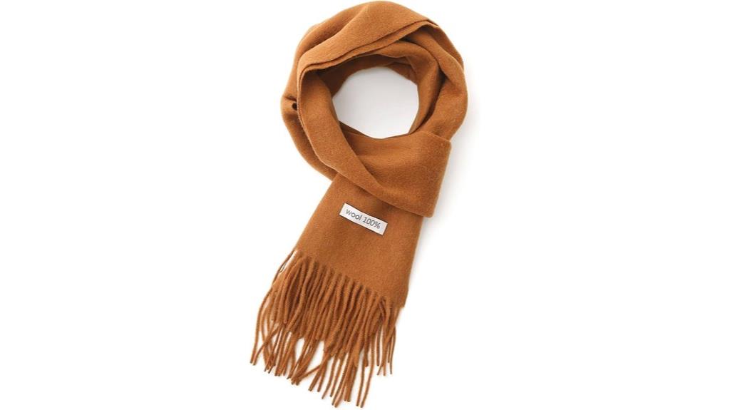 100 wool unisex scarf
