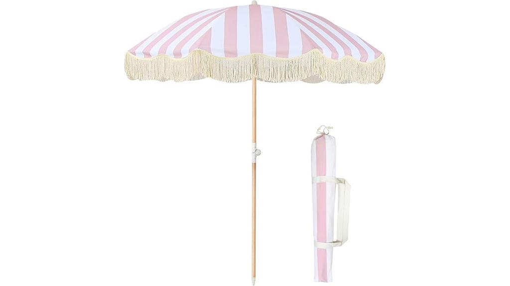 6ft tassel patio umbrella