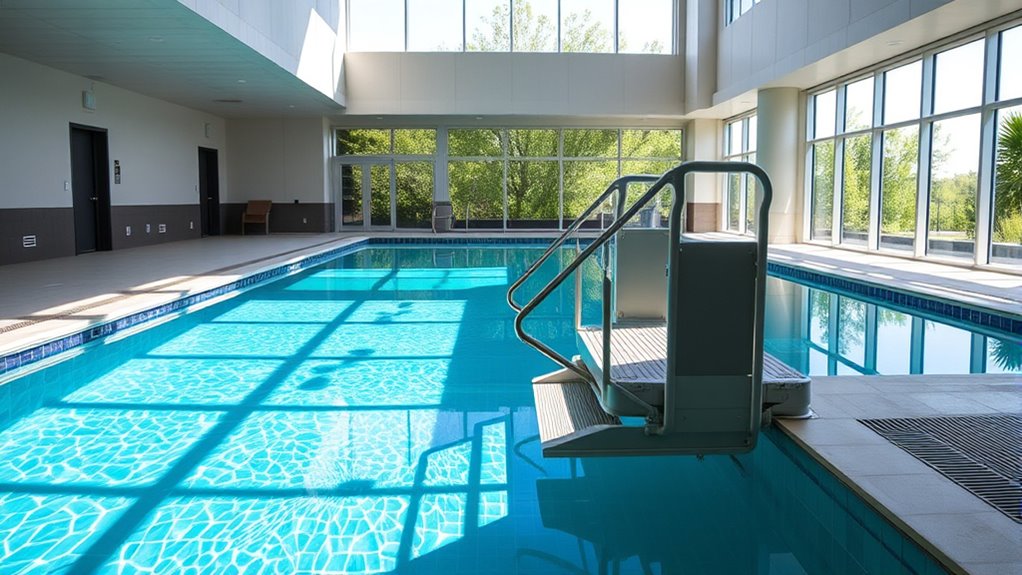 accessible safe pool entry