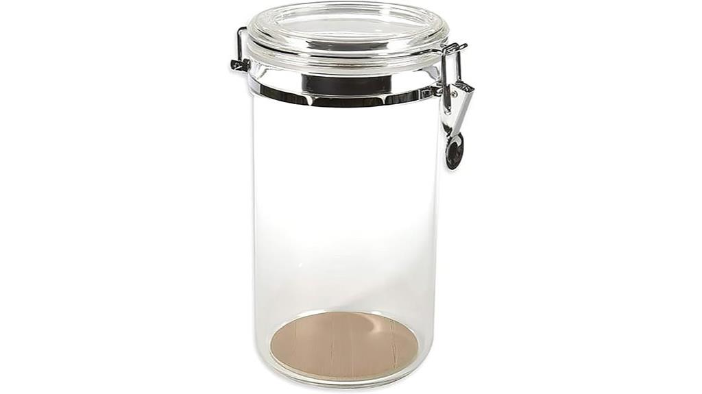 acrylic humidor jar with humidifier