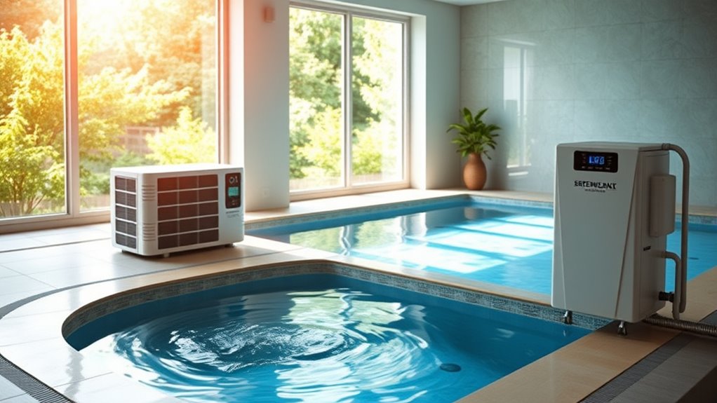affordable endless pool heating