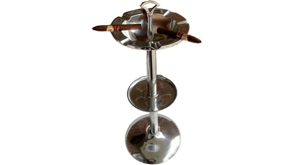aluminum cigar ashtray stand