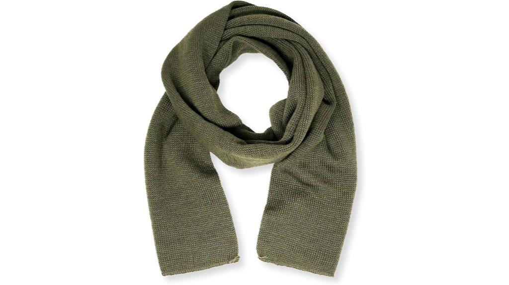 army wool winter scarf