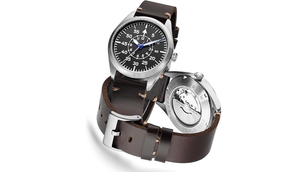 aviator mechanical waterproof watch