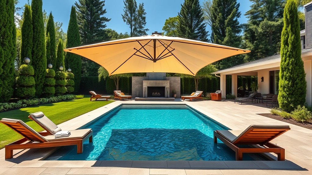 backyard luxury pool escape
