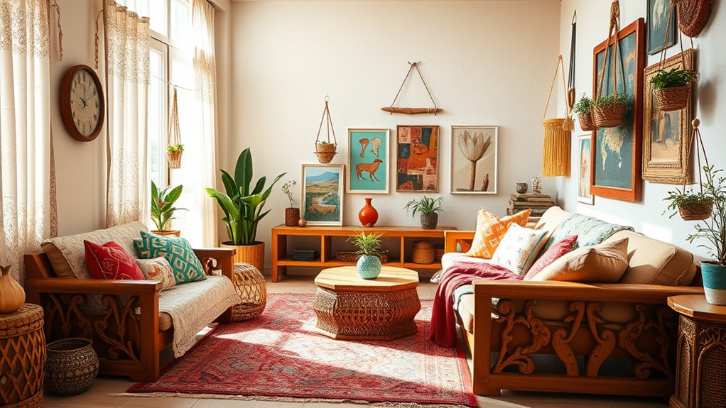 balance creative boho accents