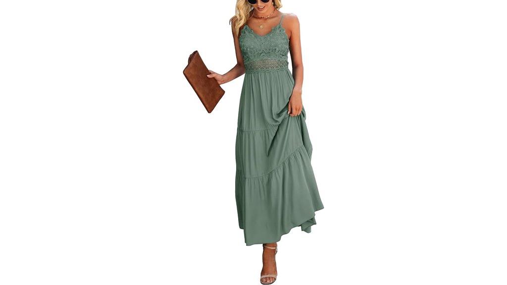 beach crochet maxi dress