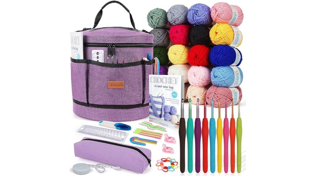 beginner crochet kit katech