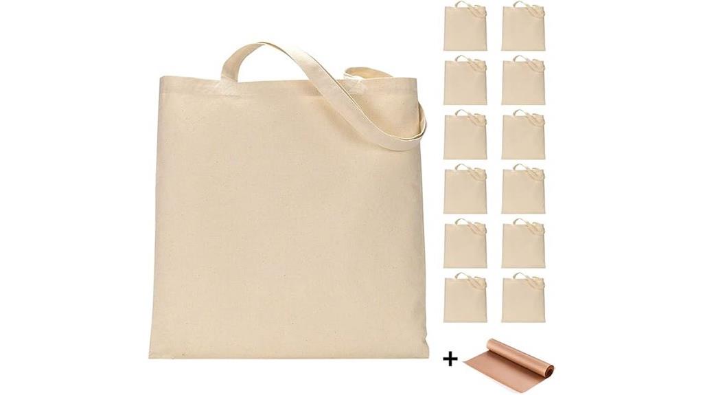 blank canvas tote bags