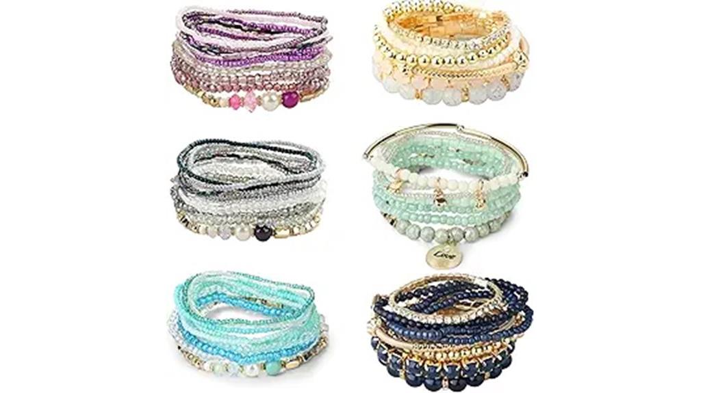 bohemian bead bracelets