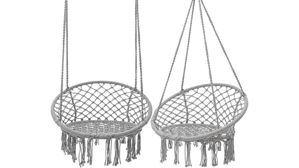 bohemian cotton hanging chairs
