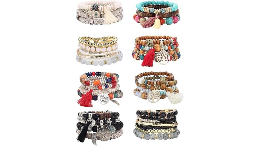 bohemian style beaded bracelets