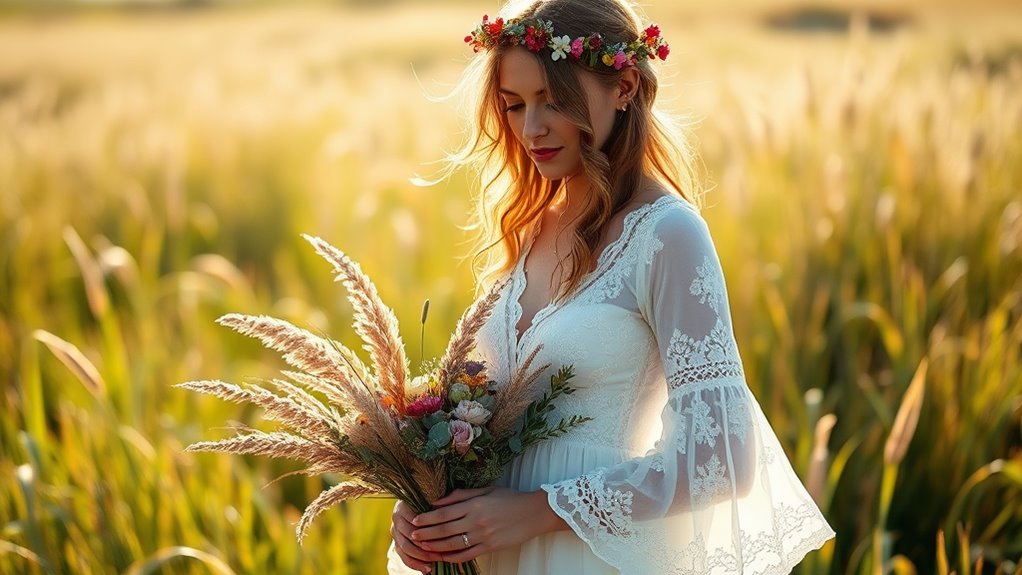 bohemian wedding dress ideas