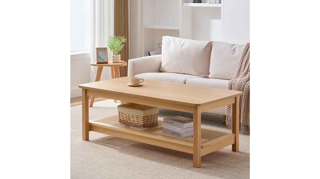 boho coffee table design