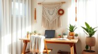 boho desk decor ideas