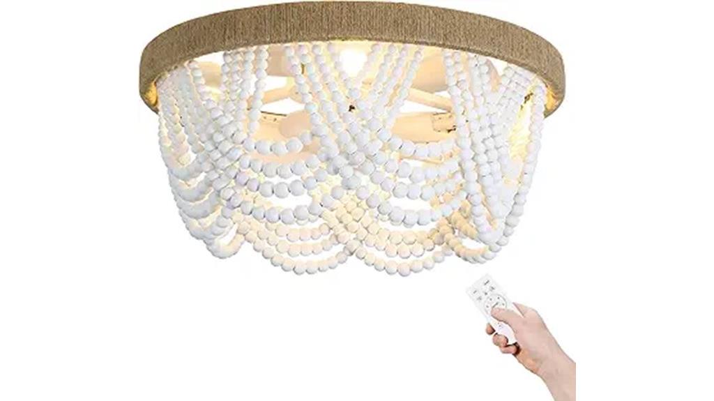 boho fan with remote