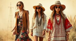 boho fashion through decades