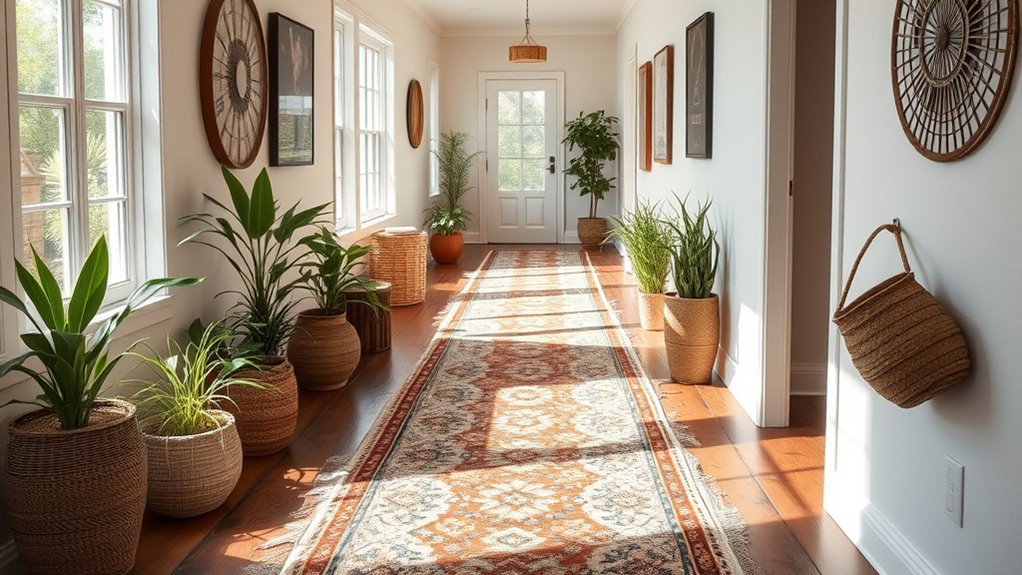 boho hallway runner styles