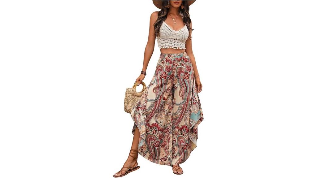 boho paisley women s pants