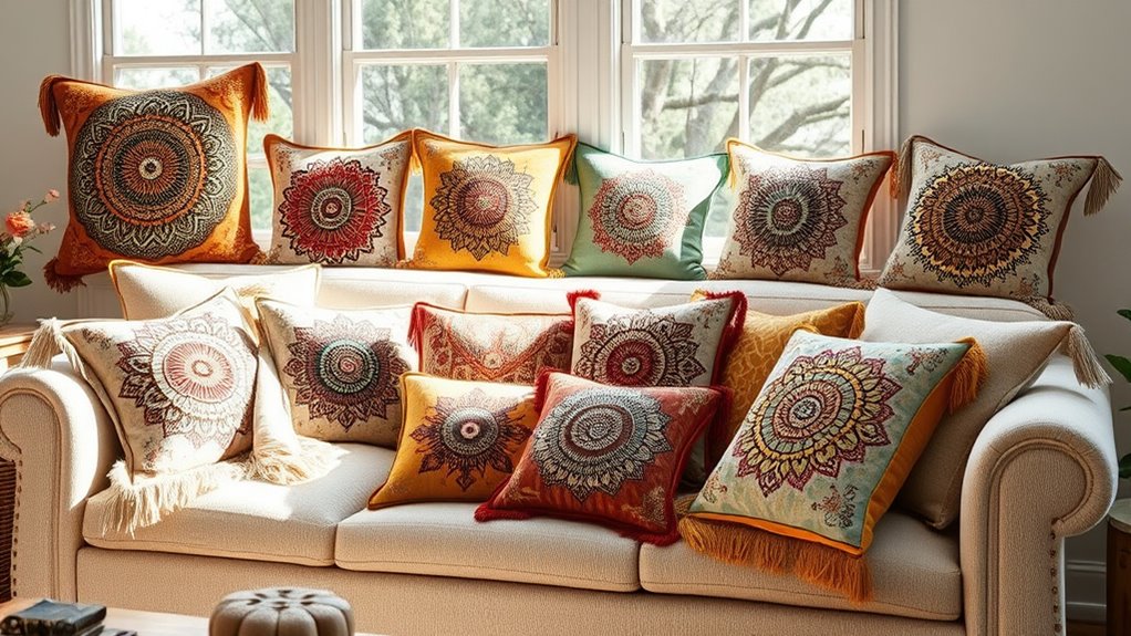 boho pillow covers selection
