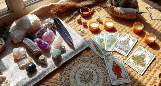 boho spirituality crystals tarot