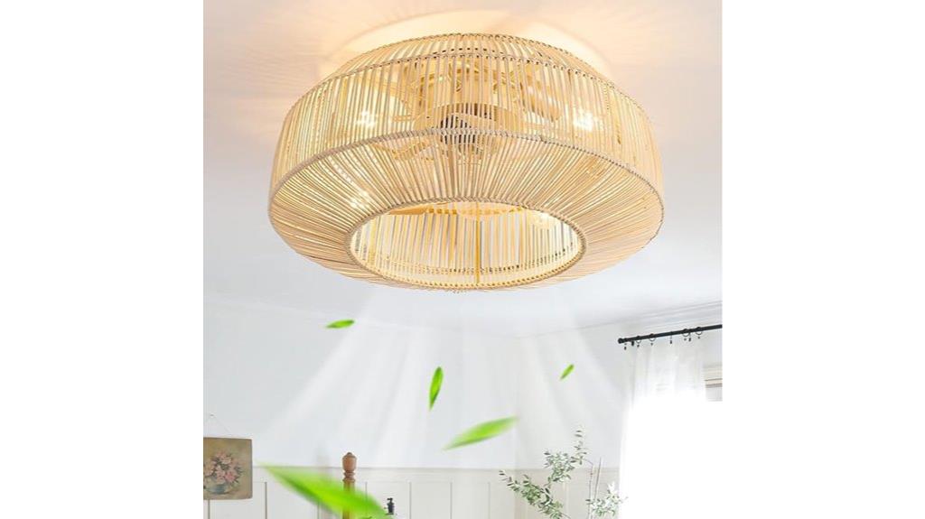 boho style flush mount