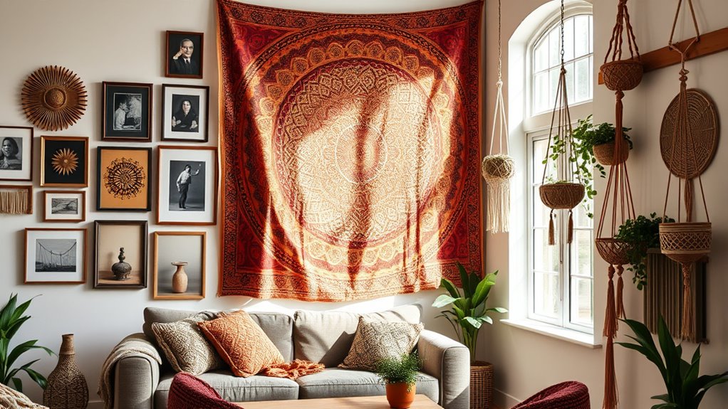 boho wall decorating ideas