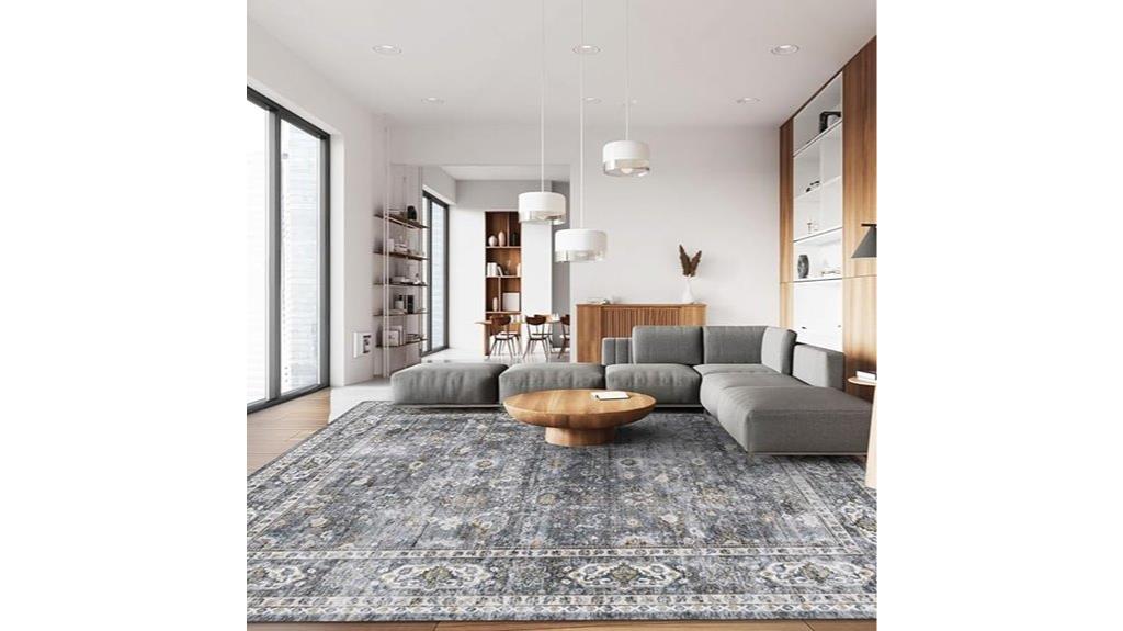 boho washable rug