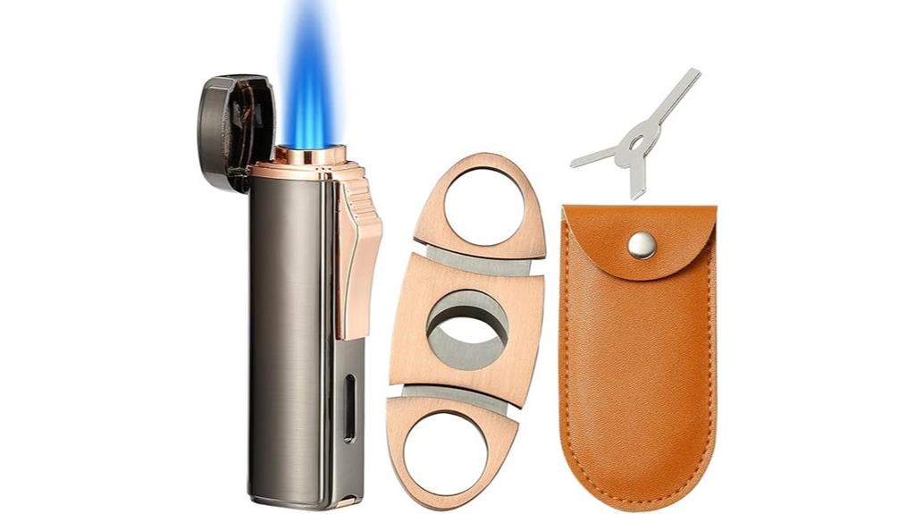 carbon steel lighter set